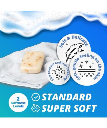 Rising Sun Deluxe Japanese Exfoliating Bath Cloth & Shower Scrub Towel for Thorough Body, Back, and Face Cleansing - Fast Drying, Rich Foam Lather, Dead Skin Cell Removal - Unisex Loofah Alternative - Buy Online on GoSupps.com