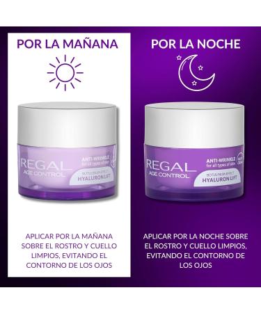 REGAL Age Control | Anti-wrinkle facial cream with filling and lifting effect | Avocado oil | Moisturizes brings luminosity and prevents the appearance of wrinkles | 45 ml - Buy Online on GoSupps.com