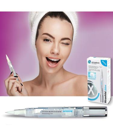 Miradent Mirawhite Shine Bleaching Gel 1.8 ml - Gentle Peroxide-Free Whitening for Bright White Teeth | Hygienic Formula with Active Oxygen - Buy Online on GoSupps.com