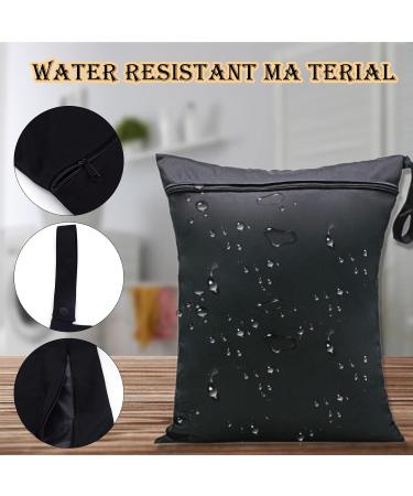 Reusable Waterproof Fabric Wet Bag - 2 Pack Laundry & Diaper Bags for Swimming Suits Beach Towels Sports Clothing - Buy Online on GoSupps.com