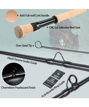 Buy Sprinton Maximumcatch Saltpro Fly Rod - 9ft 7/8/10/11/12 WT for Saltwater & Freshwater Fishing | Fuji Alconite Rings - International Shipping - Buy Online on GoSupps.com