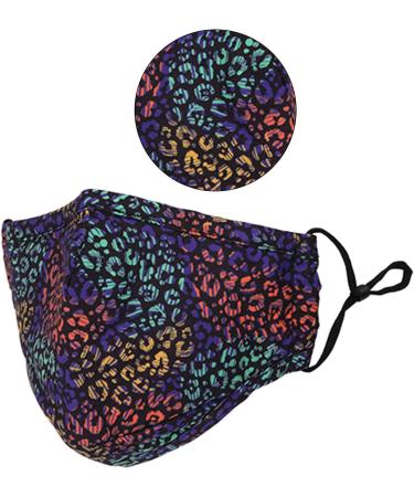Washable Reusable 3 Layers Cotton Cloth Mask - Rainbow Trout Design | One Size Fits Most | International Shipping Available - Buy Online on GoSupps.com