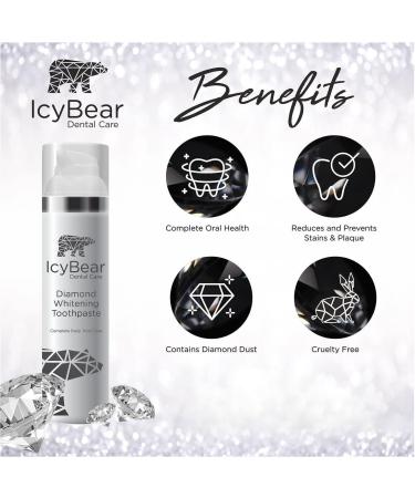 Icy Bear Dental Care ICY Bear Teeth Whitening Toothpaste - Buy Online on GoSupps.com