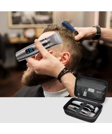 Barber Trimmer Travel Storage Organizer - Case for Hair Clipper with Mesh Pocket - Fits T Finisher Liner Comb Cutting Guide Clipper Blade Oil Cleaning Brush - Grooming Kit Bag - Buy Online on GoSupps.com