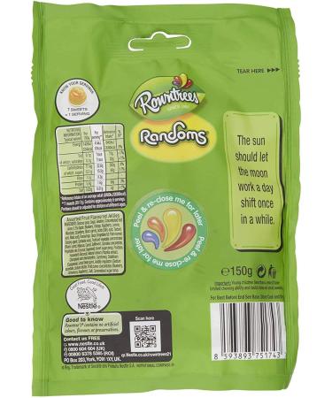  PONLEE Rowntrees Randoms Pack of 9 Treat Bags 150g - Buy Online on GoSupps.com