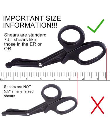 Buy Pusokei 7-Inch Medical Scissors - EMT & Trauma Scissors Stainless Steel Bandage Scissors First Aid Tools Orange Care Accessories - Buy Online on GoSupps.com