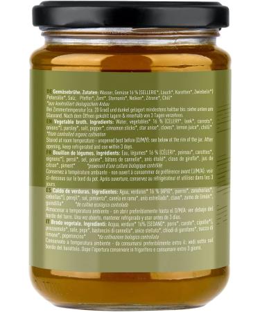  JARMINO JARMINO Vegetable Stock (6 x 350 ml) | Organic Vegetable Bouillon without additives | Vegan stock ideal for healthy cooking - Buy Online on GoSupps.com