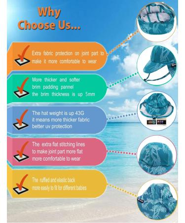 weVSwe Baby Toddler Boy Swimsuit UPF 50+ Rash Guard Swimwear 6-12 Months Palm Tree Print - Buy Online on GoSupps.com