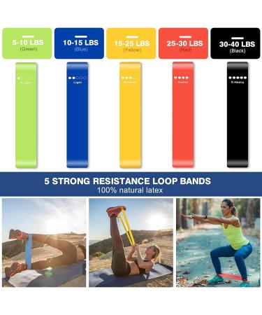 Sensyne Resistance Bands Set 16PCS Exercise Band for Working Out Up to 150 lbs for Indoor and Outdoor Sports Fitness Suspension Speed Strength Baseball Softball Training Home Gym Yoga - Buy Online on GoSupps.com