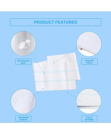 Abdominal Binder Post Surgery for Men and Women | Postpartum Tummy Tuck Belt | Slimming Bariatric Stomach Compression | Breathable and High Elasticity | 3 Panel - 9 | White (30-45) - Buy Online on GoSupps.com