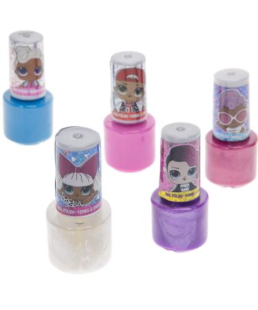 L.O.L Surprise! Townley Girl Non-Toxic Glitter Peel-Off Nail Polish Set for Girls - 18 Pcs with Toe Spacers and Nail Stickers - Ages 5+ for Parties, Sleepovers, Makeovers - Buy Online on GoSupps.com