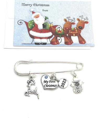 Baby Boy My First Christmas 2023 Keepsake Charms | Gift Bag & Card Included - Buy Online on GoSupps.com