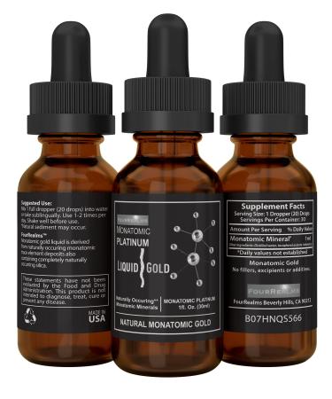 3 Leaf Naturals Mono-Atomic ORMUS - Monoatomic Platinum Monatomic Orme 1oz