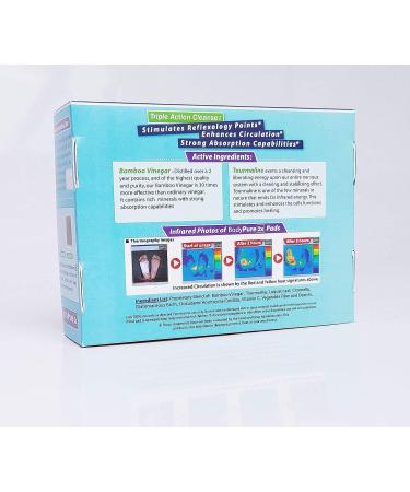Buy BodyPure2x Deep Cleansing Foot Pads | Bamboo Foot Patches Made in USA | Twice the Potency | Testing Available - Buy Online on GoSupps.com