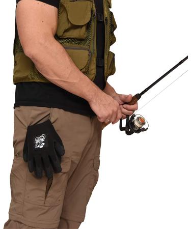Fish Handling Gloves with Textured Grip Palm and Soft Lining - One Size Fits Most L to XL - Buy Online on GoSupps.com