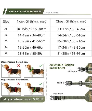 Shop Heele Adjustable Dog Harness - Reflective & Anti-Train for Running | Lockable Snap Lock - Green M Size (38-71cm) - Best for International Shipping - Buy Online on GoSupps.com