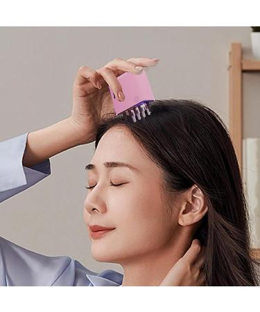 Electric Scalp Oil Applicator 6ml Hair Oil Applicator Bottle Solid Hair Massager Vibrating Scalp Massage Brush Massager Device - Buy Online on GoSupps.com