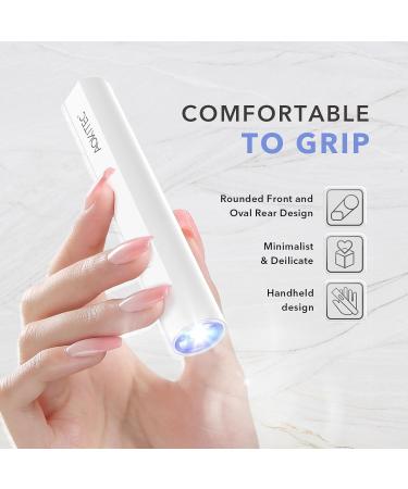 Aokitec Handheld UV Lamps for Gel Nails - LED Nail Lamp for Gel Nail Stickers Portable Nail Dryer for Curing Gel Polish Nail Glue Semi-Cured Gel Nail Strips Quick Dry for Home Salon Travel Mani Use 01-handheld Nail Lamp - Buy Online on GoSupps.com