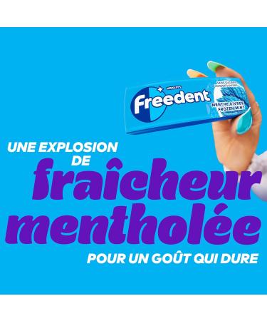 FREEDENT - Chewing-gum Menthe Givr e sans sucres - 5 paquets de 10 drag es - 70g - Buy Online on GoSupps.com
