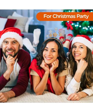 Greoer Children Star Headband Cute New Year Headbands for Women and Girls Stylish Glitter Star Headband Children's Christmas Hair Accessories for Christmas New Year Party Birthday Daily Decor - Buy Online on GoSupps.com