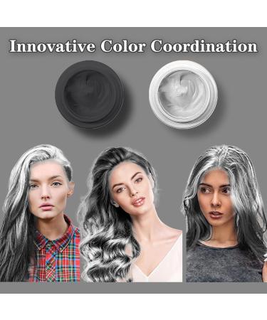 COLAYERIST Black Temporary Hair Dye Wax Washable Temporary Hair Colour Spray for kids Hair Makeup Paint Wax for Parties or Cosplay Hair Coloring Products No Messy - Buy Online on GoSupps.com