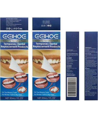 Allony Tooth Repair Set - Dental Adhesive for Fixing Gaps & Broken Teeth | DIY Denture Solution - Buy Online on GoSupps.com