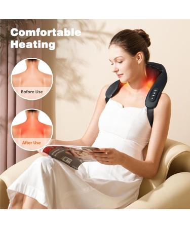 Knqze 3D Neck Massage Device - Deep Tissue Relief for Neck Shoulders & Legs | Perfect Gift for Men & Women - KN6-NM Blue - Buy Online on GoSupps.com