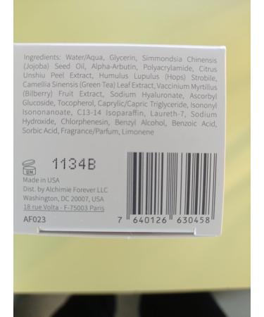 Alchimie Forever Pigment Perfecting Serum | Brightening & Nourishing Solution for Uneven Skin Tone & Age Spots | Vitamin C & Alpha-Arbutin | All Skin Types | 1 fl oz - Buy Online on GoSupps.com