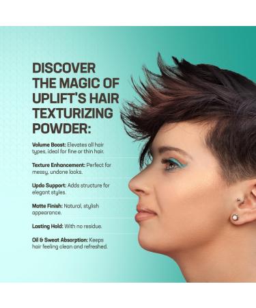 Uplift s Texture Dust | Volume & Lift Hair Styling Powder for Men & Women - Natural Matte Finish 0.75 oz - Buy Online on GoSupps.com