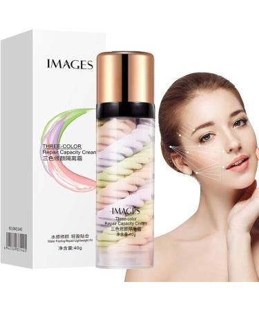  woyufen Tricolor Insulation Cream | Face Skin Tone Correct | 40g Moisturizing Face Tint Long Lasting Skin Tone Skin Tone Smooth - Buy Online on GoSupps.com