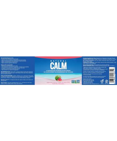 Natural Calm Magnesium Citrate Powder (Watermelon Flavour) 226g - Quick Absorbing - Loved Magnesium Drink - Buy Online on GoSupps.com