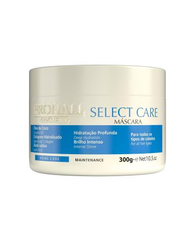 Prohall Cosmetic Select Care Hair Mask - Deep Conditioning for Damaged Hair Hydration & Frizz Reduction - 10.5 FLOz - Buy Online on GoSupps.com