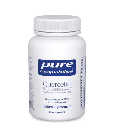 Pure Encapsulations Quercetin | Supplement with Bioflavonoids for Immune, Cellular, and Cardiometabolic Health* - 120 Capsules 120 Count (Pack of 1) Standard Packaging