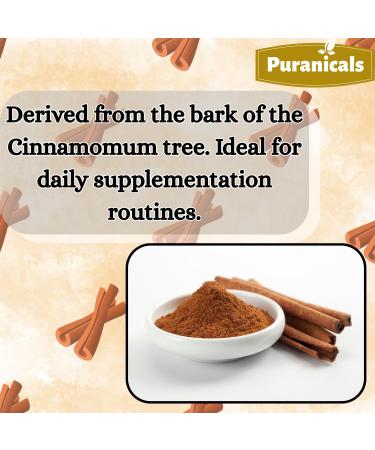 Puranicals Cinnamon Capsules and Ground Cardamom (3.5oz) Herbal Supplement & Spice Pack | Easy Daily Use | Non-GMO Ingredients No Artificial Colors | 320 Capsules | Value Combo Pack - Buy Online on GoSupps.com