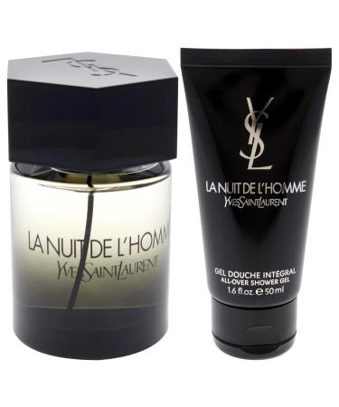 YVES SAINT LAURENT La Nuit De LHomme for Men - 2 Pc Gift Set 3.3oz EDT Spray 1.6oz Shower Gel - Buy Online on GoSupps.com