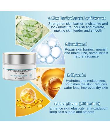 Cr me Anti- ge Milaura Beauty Cr me Lifting Instantan e Hydrate en Profondeur Raffermit la Peau Estompe les Rides et les Ridules pour Tous Types de Peau 1pcs - Buy Online on GoSupps.com