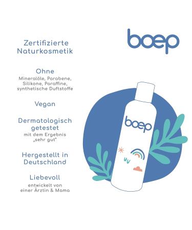 boep Kids Shampoo | Mild 2-in-1 Shampoo & Shower Gel | Certified Natural Cosmetics for Children (150ml) - Buy Online on GoSupps.com