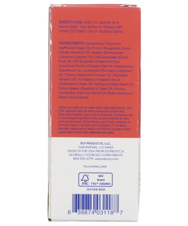 EO Rose Geranium Bath Oil - 4 oz | Soothing Aromatherapy Bath Oil for International Shipping - Buy Online on GoSupps.com