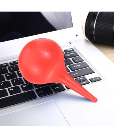DOITOOL Ear Syringe Hand Bulb - 90ml Red Rubber Squeeze Bulb for Ear Cleaning - Adults, Kids, Pets - Ear Wax Removal Tool - Buy Online on GoSupps.com