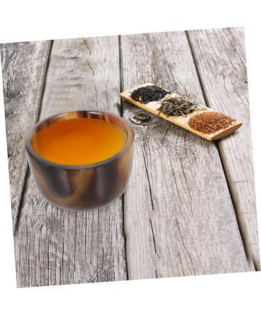 Alipis 1 PC Horn Kung Natural Adorable Bowl Coffee and Holder Tasting Tea Small Patterned Exquisite Teacup - Buy Online on GoSupps.com