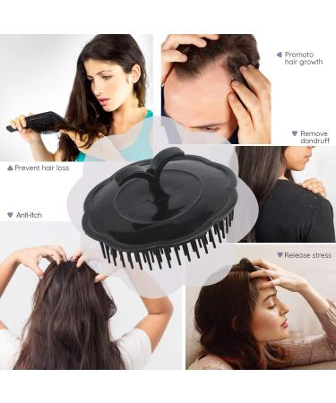 Segbeauty 4pcs Scalp Massager Shampoo Brush Shower Comb for Hair Growth Beard Brush Br - Buy Online on GoSupps.com