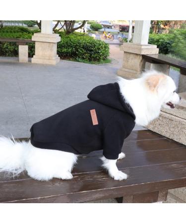 Hualisiji 3XL Black Dog Hoodie - Warm & Lightweight Sweatshirt for Big Dogs | Soft Texture & Easy to Wear - Buy Online on GoSupps.com
