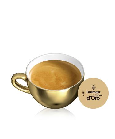 Nescaf Dolce Gusto Dallmayr Crema D'Oro - 48 Arabica Coffee Capsules Fine Crema Quick Preparation - 3-Pack (3x16 Capsules) - International Shipping Available - Buy Online on GoSupps.com
