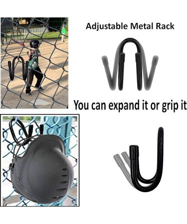AUXPhome 2 Pack Baseball Helmet Bag Fence Hangers - Helmet Storage Rack for Bat Bags, Backpacks, and Gloves - Sports Equipment Caddy - Buy Online on GoSupps.com