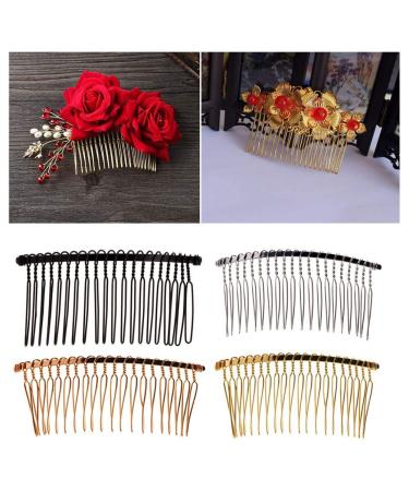 Buy Zero 12-Piece DIY Metal Bride Wedding Comb Set Vintage Handmade Hair Clips for Weddings & Parties - Buy Online on GoSupps.com