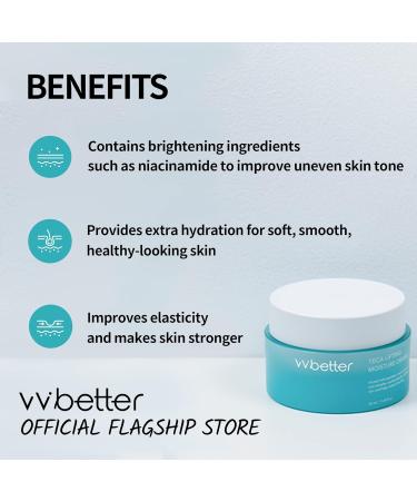 Centella Asiatica Extract Moisturizing Cream - Intensive Lifting & Brightening Adenosine & Niacinamide - Korean Skincare 1.69 oz - Shop Now - Buy Online on GoSupps.com