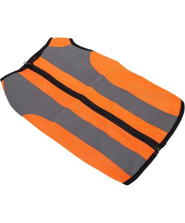 Qcwwy Reflective Vest for Dogs - Bright Safety Jacket L-Fluorescent Orange Warning Vest & Light Pet Safety Clothing - Buy Online on GoSupps.com