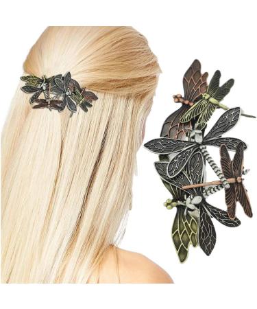 cuhair 1 x Vintage Metal Hair Clip Dragonfly Hair Accessories Wedding Ponytail Barrette Punk.