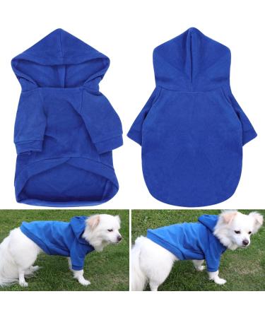 Buy Hualisiji Dog Hoodie - Warm & Lightweight Chihuahua Sweater with Hood - XL Dark Blue - Buy Online on GoSupps.com