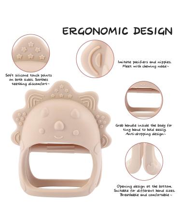 Shop Babys Conductive Toy for 3+ Months | Soft Textured Sensory Crouch Toys - Dark Pink Rose Pink & Beige - Buy Online on GoSupps.com